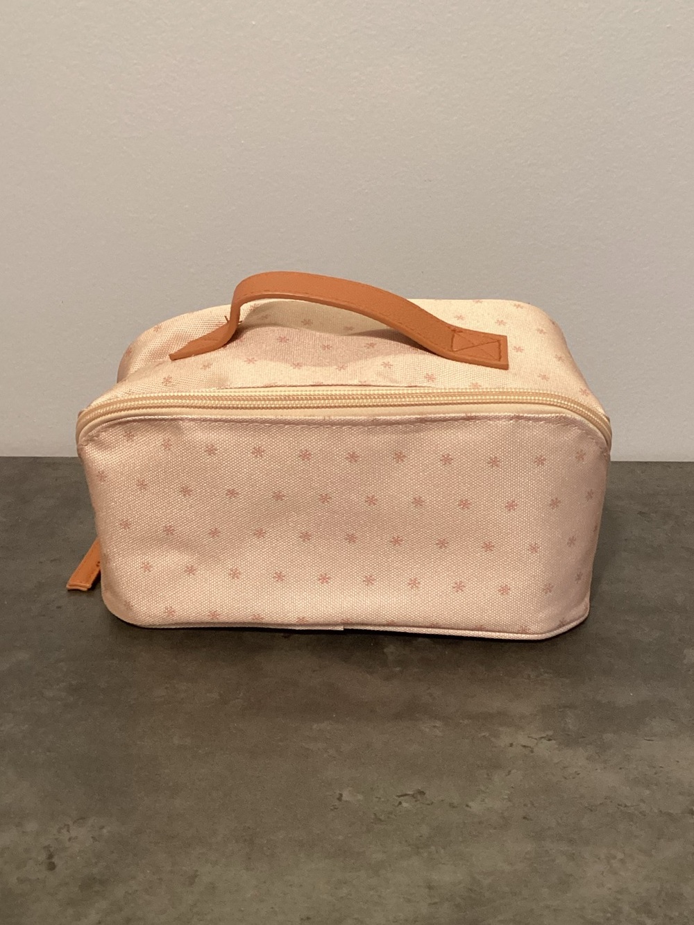 Erin Condren Travel Case with Tan Handle and Star Print